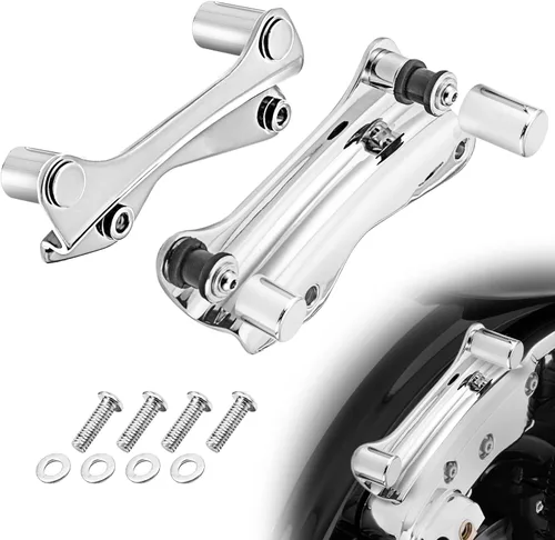Miniatura 11 de Mofun Kit de Hardware de Acoplamiento de 4 Puntos de Liberación Rápida Tour Pack Kit de Acoplamiento de Respaldo Compatible con Harley Touring Road