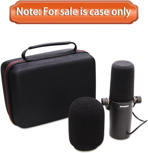 Miniatura 8 de LTGEM - Funda compatible con micrófono Shure SM7B / MV7+ / MV7X / MX7I / MV7 (solo funda)