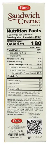 Miniatura 2 de Dare Cookie Lemon Creme, 10.2 oz