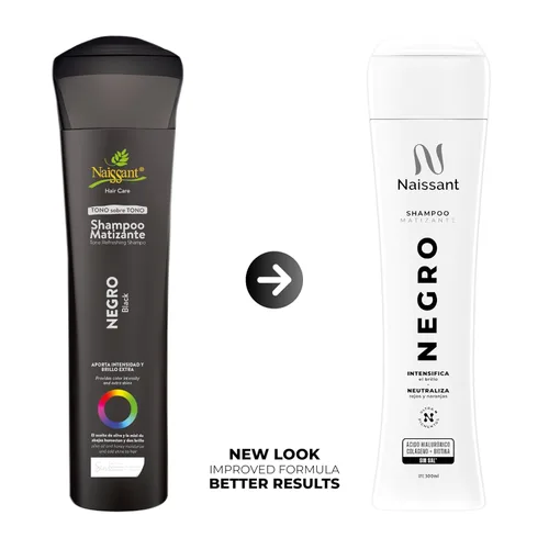 Miniatura 3 de naissant Champú Tonificante Cool Black para Cabello Pigmentos de Ultra Alta Pureza Neutraliza los Tonos Rojos y Naranjas Ácido Hialurónico