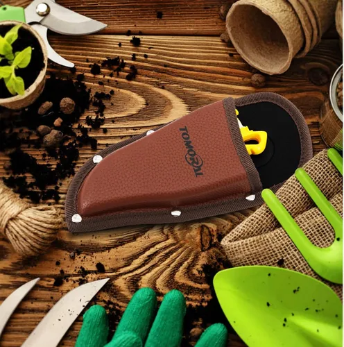 Miniatura 6 de Funda de podadora para podar, bolsa colgante de piel sintética, alicates para podar a mano, tijeras de jardín, podadoras1