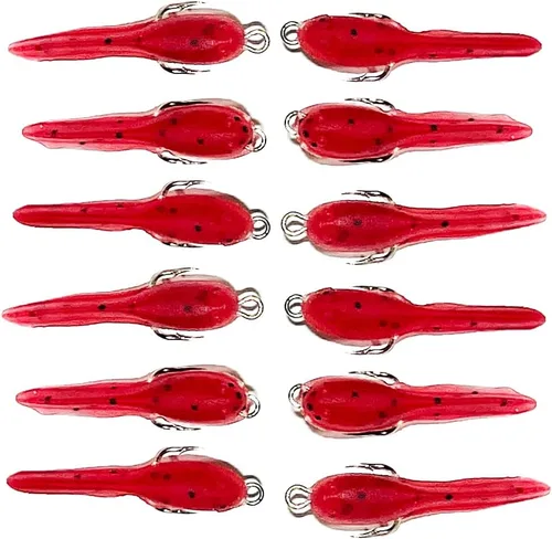 Miniatura 8 de DELONG LURES: Bluegill - Señuelos de pesca hechos en Estados Unidos, paquete de 12 señuelos de renacuajo preaparcados de 1.5 pulgadas para pesca