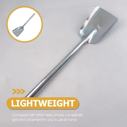 Miniatura 7 de Operitacx Pala para chimenea con mango largo de 15.74 pulgadas, para cenizas, para cenizas, herramienta de cocina ligera