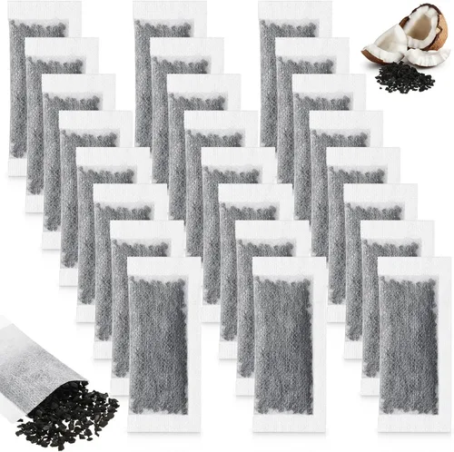 Miniatura 8 de Paquete de 48 filtros de destilador de carbón activado de repuesto, bolsas de filtro de carbón activado con cáscara de coco, compatibles con modelos