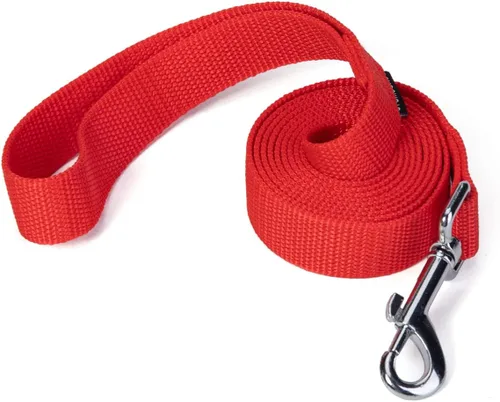 Miniatura 18 de Correa de entrenamiento de nailon resistente y duradera, cuerda de tracción de 1 pulgada de ancho, 6 pies de largo, para perros pequeños y medianos
