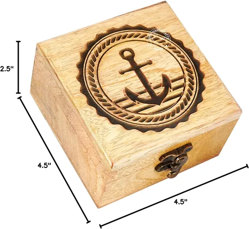 Miniatura 55 de Urna de madera antigua hecha a mano con grabado del árbol de la vida tallada a mano para mujeres y hombres, joyas Acentos de decoración del hogar