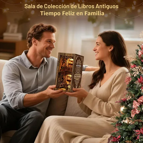 Miniatura 5 de Rincones de libros para adultos, kit de rincón de libros en miniatura para casa de muñecas, kits de modelos, kits de manualidades para adultos