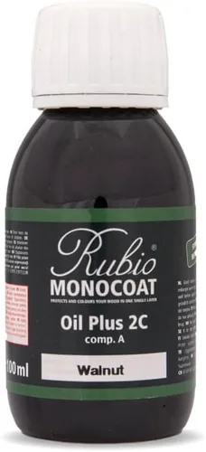 Miniatura 59 de Rubio Monocoat Muestra de Acabado de Aceite para Madera - Puro Aceite Plus Parte A Aceite de Linaza de Secado Rápido y Ecológico para Uso Pure