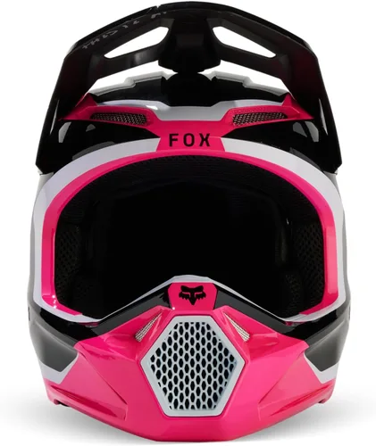 Miniatura 7 de Fox Racing Casco Unisex V1 para Motocross y Bicicleta de Tierra, Negro/Rosa, Extra Grande