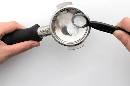 Miniatura 4 de watchget Juego de limpieza para máquina de café, 1 cepillo para máquina de café con cuchara y 1 inserto de acero inoxidable de 2.283 in, filtro