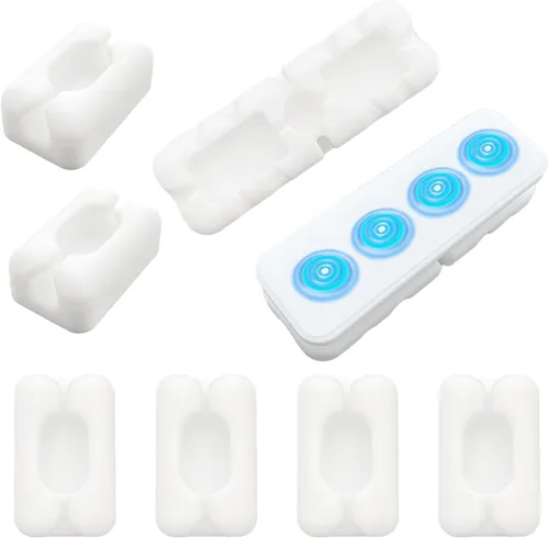 Miniatura 6 de Organizador de cables de silicona para cables, clips de cuerda de luz, organizador de cables de electrodomésticos, organizador de cables