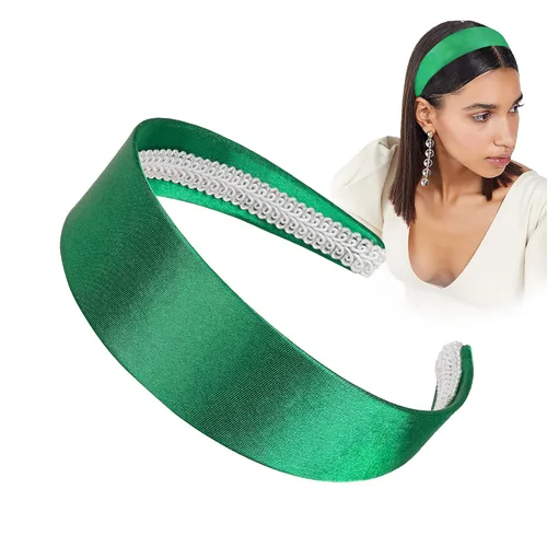 Miniatura 13 de Ivyu Diadema Azul Cenicienta - Azul Claro Teal, Diadema Ancha Gruesa para Mujeres y Niñas, Estilo de los 70