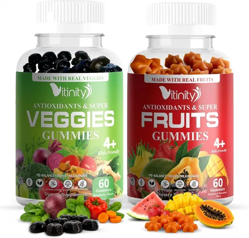 Miniatura 12 de Fabricado con cápsulas orgánicas de frutas y verduras, suplemento vitamínico vegetal superalimento para mujeres y hombres, mezcla de frutas