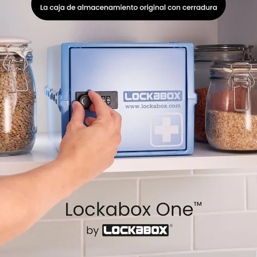Miniatura 2 de Lockabox - Caja con cerradura para alimentos, medicina y electrónica, caja de utilidad con cerradura de combinación, caja confiable con cerradura
