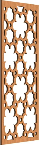 Miniatura 83 de Ekena Millwork WALW14X35X0250STGRO Southgate - Paneles de pared decorativos de madera con calado, 13 3/8 pulgadas de ancho x 34 3/8 pulgadas de rojo