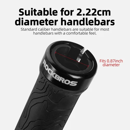 Miniatura 8 de ROCKBROS Pedales ligeros de bicicleta de montaña Pedales de plataforma de bicicleta de fibra de nailon para BMX MTB 9/16 "negro con empuñaduras