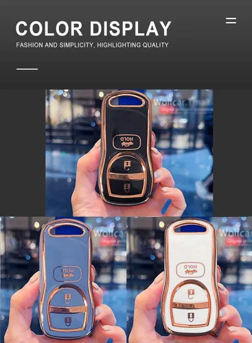 Miniatura 4 de ontto Funda para llavero de automóvil de TPU de 3 botones para Nissan Altima Maxima 350Z Armada Quest Sentra para Infiniti EX35 FX35 FX45 2002-2006