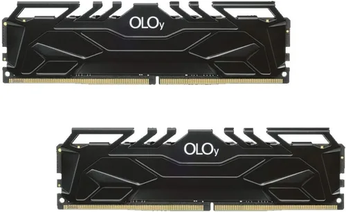 Miniatura 2 de OLOy DDR4 RAM 16 GB (2 x 8 GB) búho negro 3200 MHz CL18 1.35V 288 pines para juegos de escritorio UDIMM (MD4U0832182BHKDA)