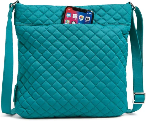 Miniatura 2 de Verabradley - Bolso cruzado de algodón con triple cremallera para mujer