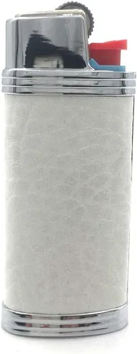 Miniatura 12 de Funda de cuero de metal para encendedor BIC Mini J5