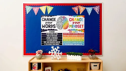 Miniatura 5 de Sproutbrite Banderines de Decoración para el Aula, Decoraciones de Tablero de Anuncios para Temas de Primaria y Secundaria, Profesor (No Laminado)