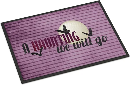 Miniatura 9 de Caroline's Treasures SB3008MAT - Felpudo de Halloween con texto en inglés "Welcome to Spooksville", 18 x 27 pulgadas, para interiores y exteriores