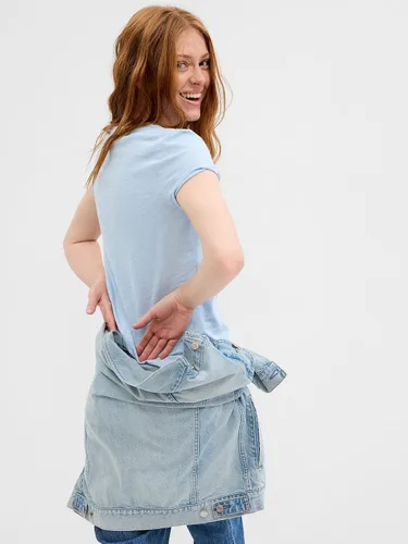 Miniatura 2 de GAP Camiseta Foreversoft de manga corta con cuello redondo para mujer