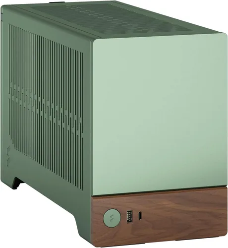 Miniatura 11 de Fractal Design Terra Graphite - Panel frontal de madera de nogal - Factor de forma pequeño - Carcasa para juegos Mini ITX - Cable elevador PCIe 4.0