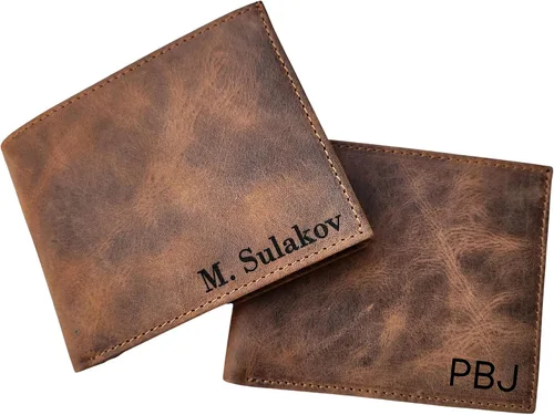 Miniatura 9 de SFdizayn Cartera de fotos personalizada para hombres, cartera con nombres grabados para él, cartera de fotos personalizada para marido, regalos