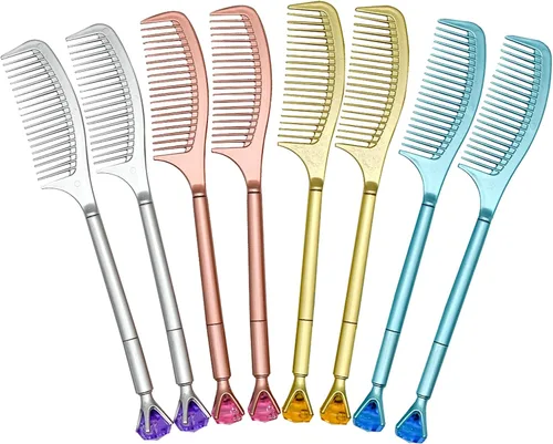 12 bolígrafos novedosos con diamantes brillantes y elegantes bolígrafos de gel femeninos para niños, escuela, oficina, fiesta, día de nacimiento,