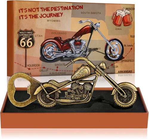 Abrebotellas de cerveza para motocicletas, regalos de cumpleaños y Navidad para hombres, mujeres, marido, novio, regalos de cerveza para hombres,