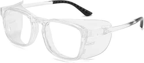 Junsika Gafas de Seguridad con Lentes de Lectura Sobredimensionadas, Elegantes y Clásicas, Gafas de Seguridad con Protección contra la Luz Azul y
