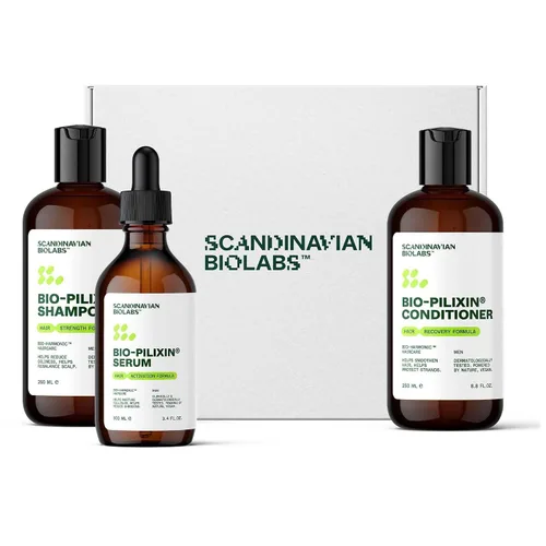 Miniatura 2 de Scandinavian Biolabs Rutina Bio-Pilixin® para hombres Ayuda con el desprendimiento del cabello, nutre los folículos pilosos, mejora la fuerza