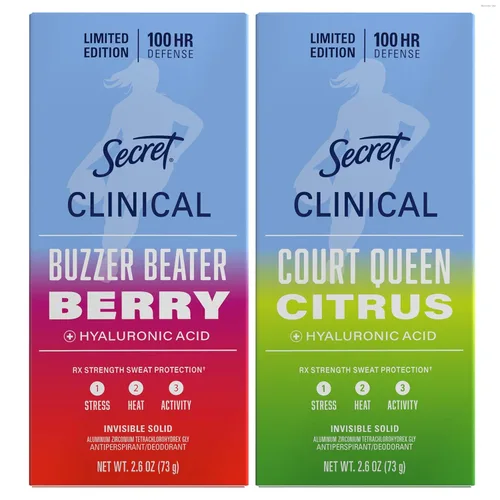 Miniatura 15 de Secret Clinical Strength desodorante antitranspirante para mujeres, respuesta al estrés, 3X protección contra el estrés, 72 horas de protección