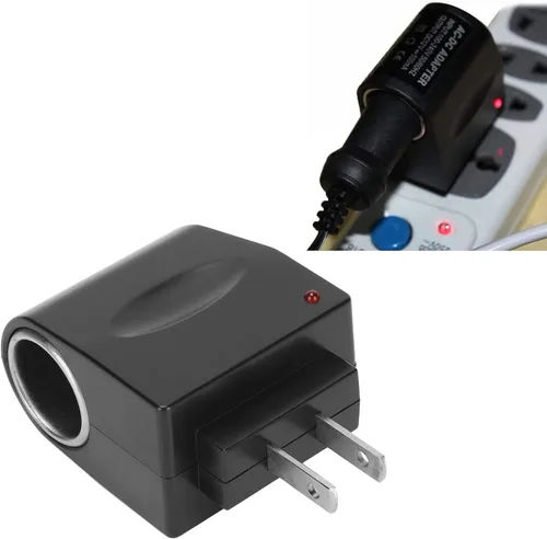 Miniatura 6 de Convertidor universal de CA a CC, 1500mA 1.5A 240V AC a 12V DC adaptador de enchufe de encendedor de cigarrillos de coche, inversores de potencia