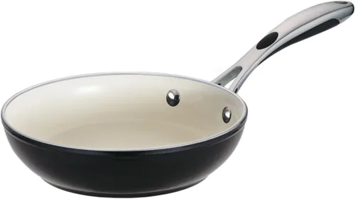 Miniatura 16 de Tramontina Ceramica Deluxe - Sartén antiadherente de cerámica de 10 pulgadas, apta para horno, color negro metálico