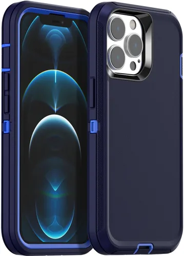 Miniatura 23 de AICase Funda para iPhone 12 Pro Max (6.7"), resistente protección contra caídas, cuerpo completo, a prueba de golpes, a prueba de polvo, protección