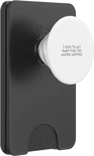 Miniatura 7 de Necesito alejarme del clima invernal PopSockets Swappable PopGrip