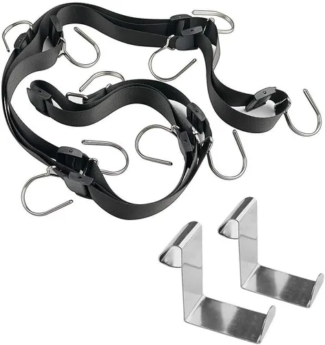 Miniatura 4 de INOGIH Estante organizador de bolsas, soporte para colgar bolsos, almacenamiento sobre el armario de la puerta