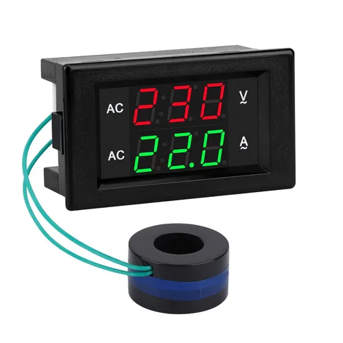 Miniatura 10 de DROK DC 4.5-100V Multímetro digital con voltímetro, amperímetro y panel de medidor de voltaje, medidor de amperios DC, medidor de voltaje, probador