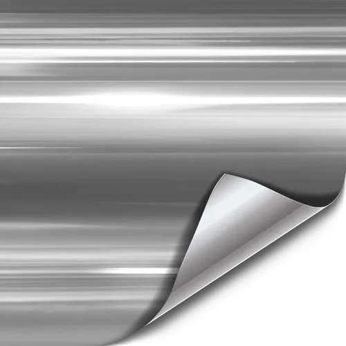 Miniatura 3 de VViViD - Rollo de película adhesiva de vinilo plateado cromado brillante para envolver, lámina de calcomanía para hacer bricolaje, con liberación