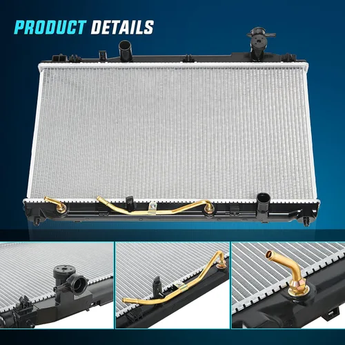 Miniatura 2 de Nilight Radiador para Toyota Camry 2007 2008 2009 2010 2011 2.4L 2.5L FWD Rendimiento de Aluminio de Reemplazo OEM con Enfriador de Aceite