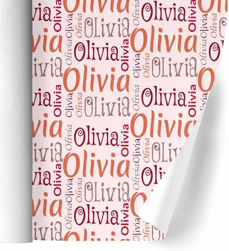 Miniatura 2 de Artsadd Rollos de papel de regalo de cumpleaños personalizados con nombre, papel de regalo de Navidad personalizado para niños, hombres y mujeres