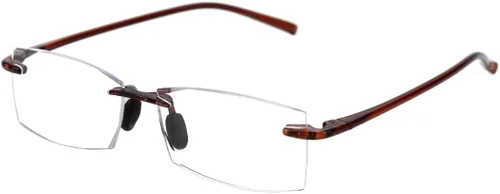 Miniatura 16 de TERAISE Anteojos de lectura sin montura cómodos, ligeros, sin marco, para hombres y mujeres, con bloqueo de luz azul, lentes de computadora Gris