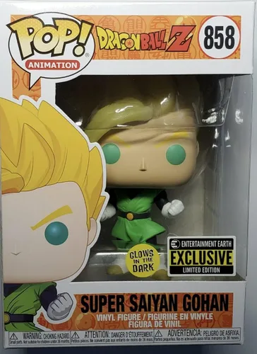 Miniatura 4 de POP Dragon Ball Z - Figura de vinilo Gohan Super Saiyan Funko exclusiva de Entertainment Earth (paquete con funda protectora de caja compatible)