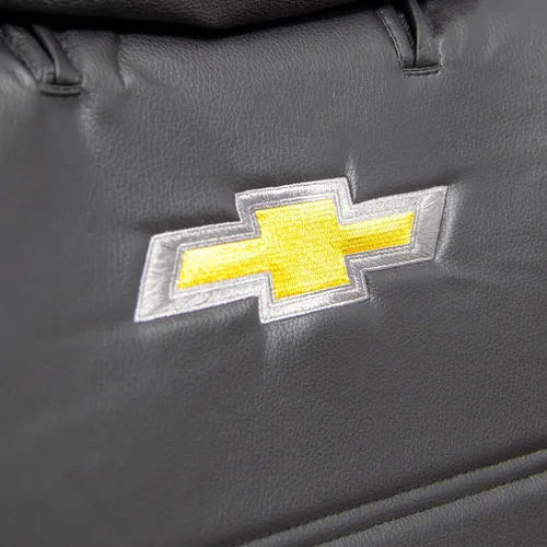 Miniatura 7 de Plasticolor 008599R01 Chevy Chevrolet Logo Universal Fit Car Truck o SUV Funda de asiento sin laterales de 3 piezas con reposacabezas , color negro