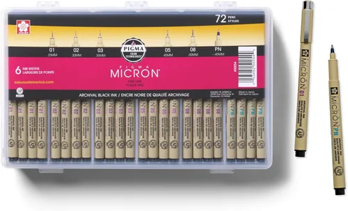 Miniatura 9 de Sakura Pigma, juego de pluma de tinta Micron en blíster