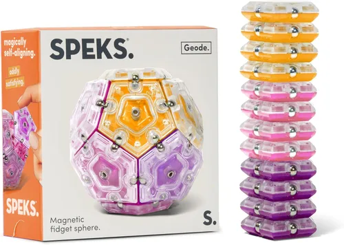 Miniatura 17 de Speks Geode - Juguete magnético antiestrés, juguete de escritorio sensorial para adultos y adolescentes de 14 años en adelante, regalo