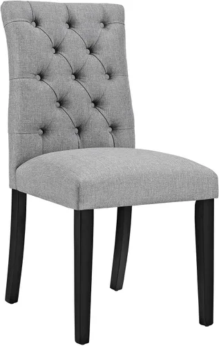 Miniatura 6 de Modway MO- Duchess - Silla de comedor tapizada con botones capitoné moderna Parsons, color azul