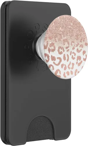 Miniatura 7 de Soporte para teléfonos y tabletas, diseño de leopardo, color oro rosa